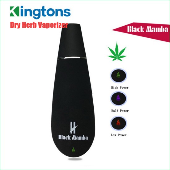 Original Kingtons Black Mamba Dry Herb Vaporizer free shipping