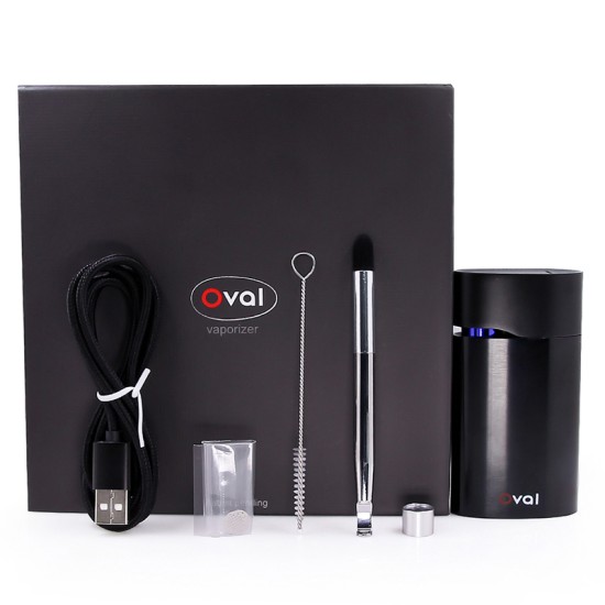 Original Kingtons Oval Dry Herb Wax 2-in-1 Vaporizer Kit free shipping