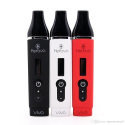 Original Airistech Herbva Viva Vaporizer with OLED Digital Display Built-in 2200mAh Battery Capacity free shipping