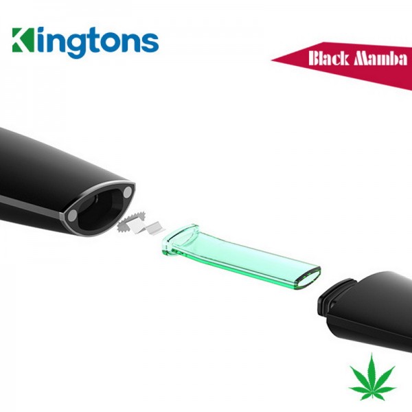 Original Kingtons Black Mamba Dry Herb Vaporizer free shipping