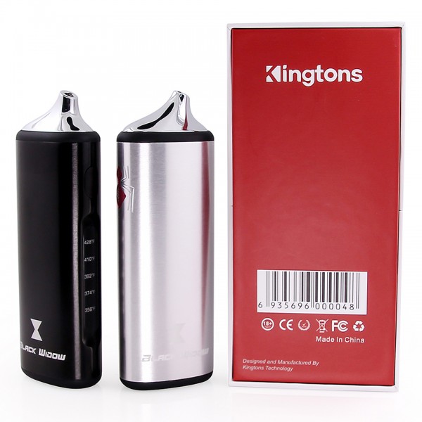 Original Kingtons Black Widow Dry Herb Wax Vaporizer Kit free shipping