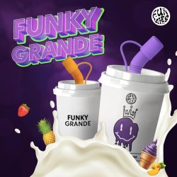 Original Funky Grande Milk Tea Cup Coffee Cup Rechargeable Disposable Vape Pen Device 6000 Puffs 650mah (free shipping)