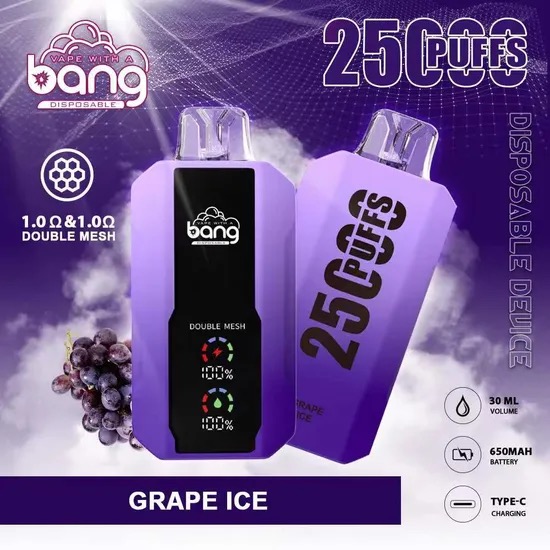 Original Bang Disposable Rechargeable Vape Device 25,000 puffs (Free Shipping Worldwide)