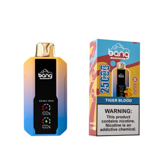 Original Bang Disposable Rechargeable Vape Device 25,000 puffs (Free Shipping Worldwide)