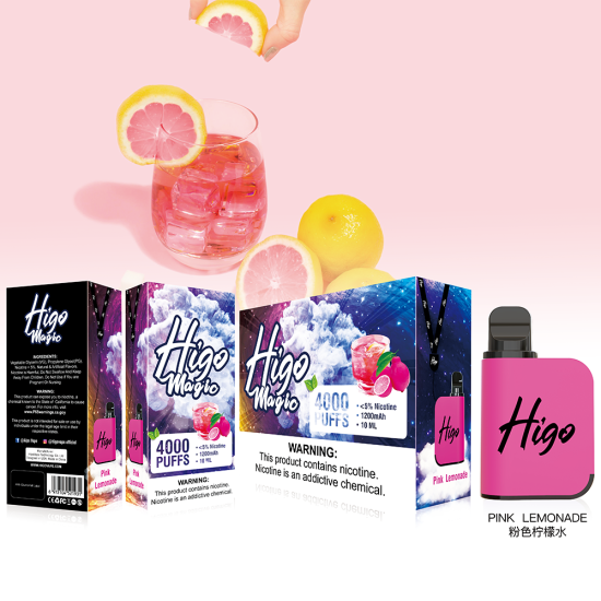 Original FLIEVAPE MAGIC Higo Rechargeable Disposable Vape Device 4000puffs 1200mah (free shipping)