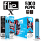 Original FLIEVAPE X Rechargeable Disposable Vape Device 5000puffs 1500mah (free shipping)