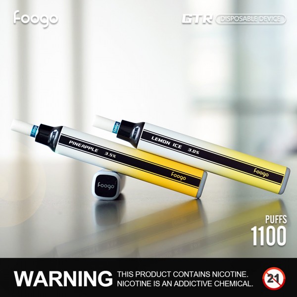 Original Foogo Gtr Disposable Vape Pen 1100 Puffs free shipping