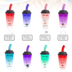 Original Ali Milk Bubble Tea Cup Rechargeable Disposable Vape Pen Device 6000 Puffs 600mah (free shipping)