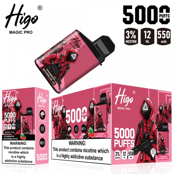 FLIEVAPE MAGIC Pro Higo Rechargeable Disposable Vape Device 5000puffs 550mah (free shipping)