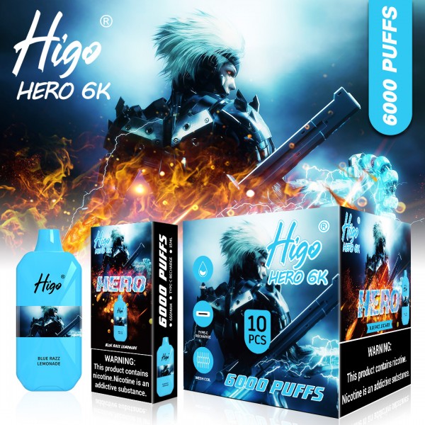 Original FLIEVAPE HERO Rechargeable Disposable Vape Device 6000puffs 650mah (free shipping)