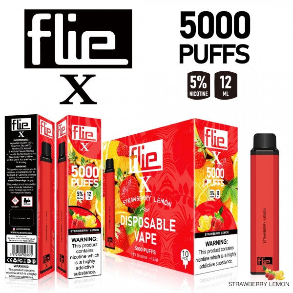 Original FLIEVAPE X Rechargeable Disposable Vape Device 5000puffs 1500mah (free shipping)