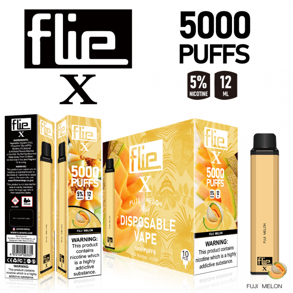 Original FLIEVAPE X Rechargeable Disposable Vape Device 5000puffs 1500mah (free shipping)