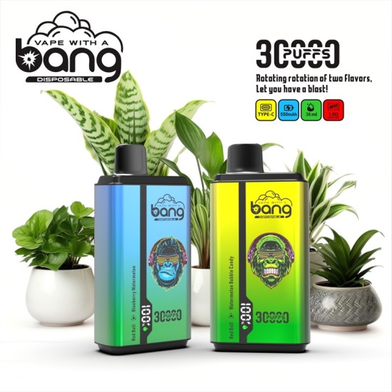 Original Bang 30000 Puffs Disposable Vape with Double Flavor Capability (Free Shipping Worldwide)