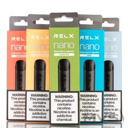 Original RELX Nano Disposable Pod System Starter Kit Vape Pen free shipping