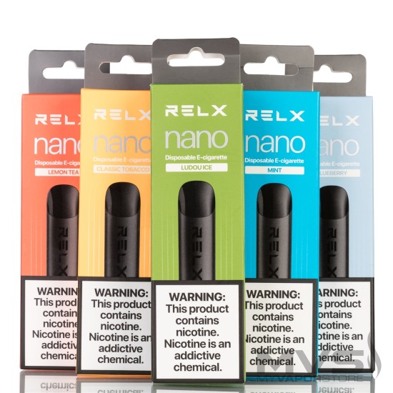 Original RELX Nano Disposable Pod System Starter Kit Vape Pen free shipping