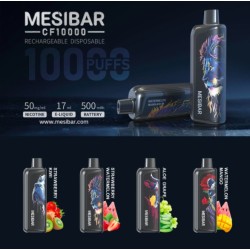 Original Mesibar CF10000 Rechargeable Disposable Vape Pen Device 500mAh 10000puffs (free shipping)