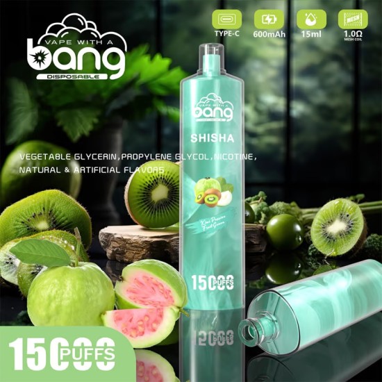 Original Bang SHISHA 15000 Puffs Disposable Vape (Free Shipping Worldwide)