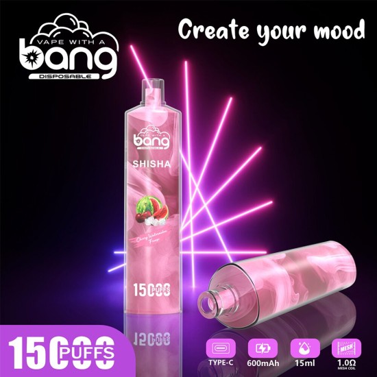 Original Bang SHISHA 15000 Puffs Disposable Vape (Free Shipping Worldwide)