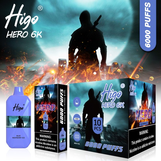 Original FLIEVAPE HERO Rechargeable Disposable Vape Device 6000puffs 650mah (free shipping)