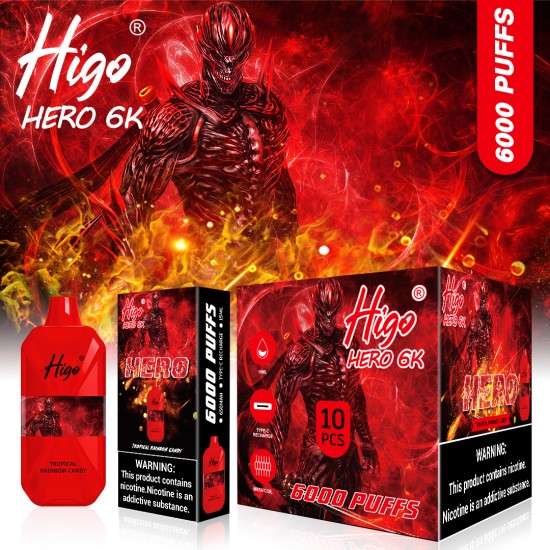 Original FLIEVAPE HERO Rechargeable Disposable Vape Device 6000puffs 650mah (free shipping)