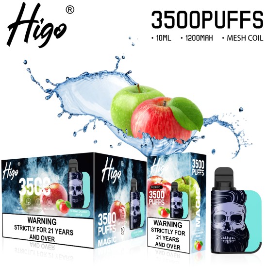 Original FLIEVAPE MAGIC Higo Rechargeable Disposable Vape Device 3500puffs 1200mah (free shipping)