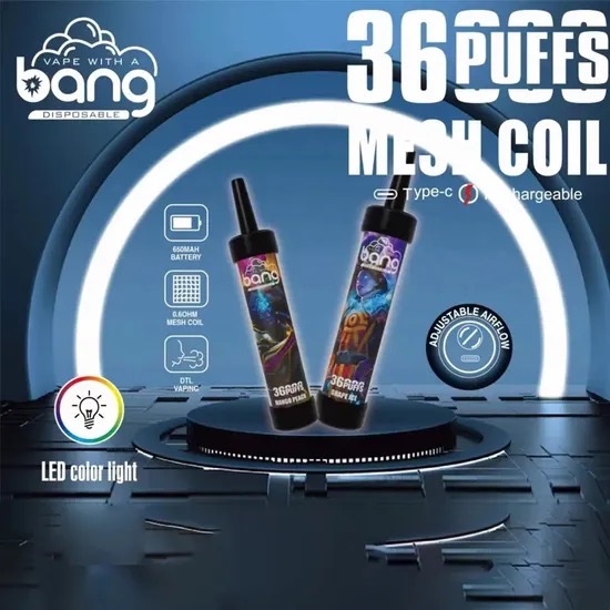 Original Bang Rechargeable Disposable Vapes 36000 Puffs (Free Shipping Worldwide)