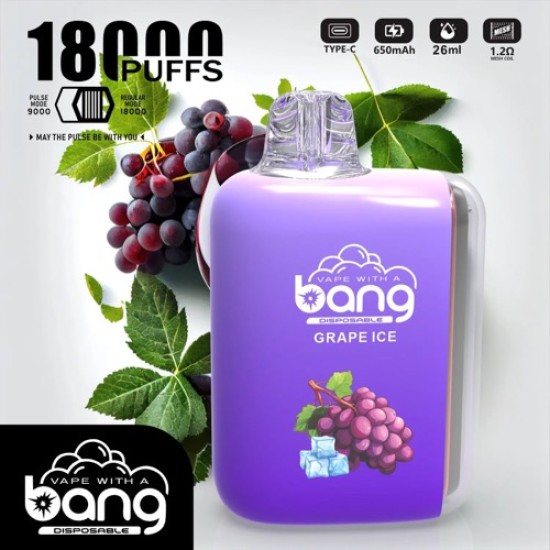 Original Bang Rocket Dual Mesh Disposable Vape 18000 Puffs (Free Shipping Worldwide)