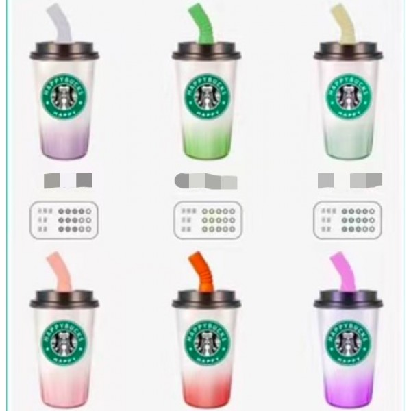 Original Happy Bucks Coffee Bubble Tea Cup Rechargeable Disposable Vape Pen Device 6000 Puffs 650mah (free shipping)