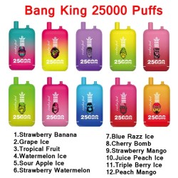 Original Bang King Disposable Rechargeable Double Pod Vape Device 25,000 puffs (Free Shipping Worldwide)