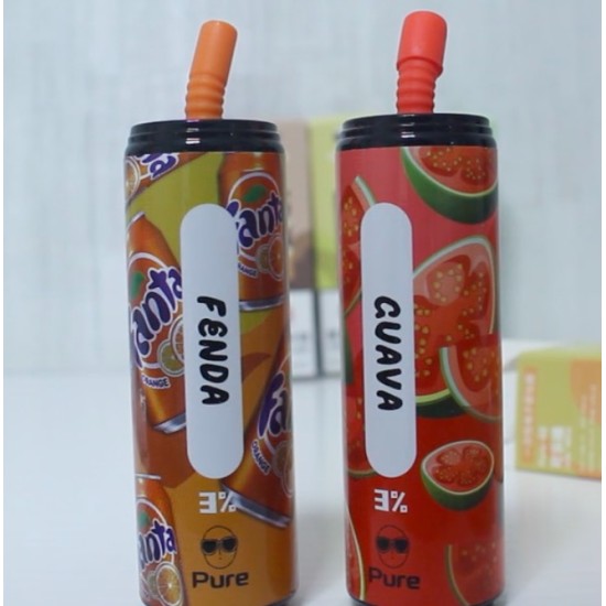 Original Pure Coke Tin Rechargeable Disposable Vape Pen Device 6000puffs 650mah (free shipping)