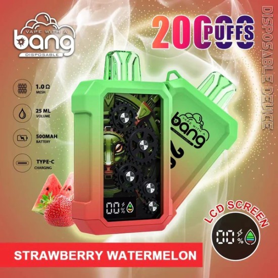 Original BANG Tick Tock 20000 Puffs Disposable Vape (Free Shipping Worldwide)