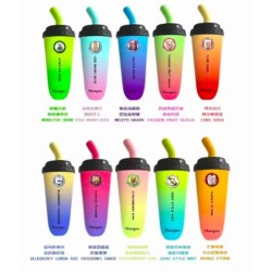 Original Huogo Milk Tea Cup Rechargeable Disposable Vape Pen Device 6600 Puffs 600mah (free shipping)