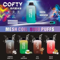 Cofty Rechargeable Disposable Vape Pen Device 9000 Puffs 600MAH (Free Shipping Worldwide)