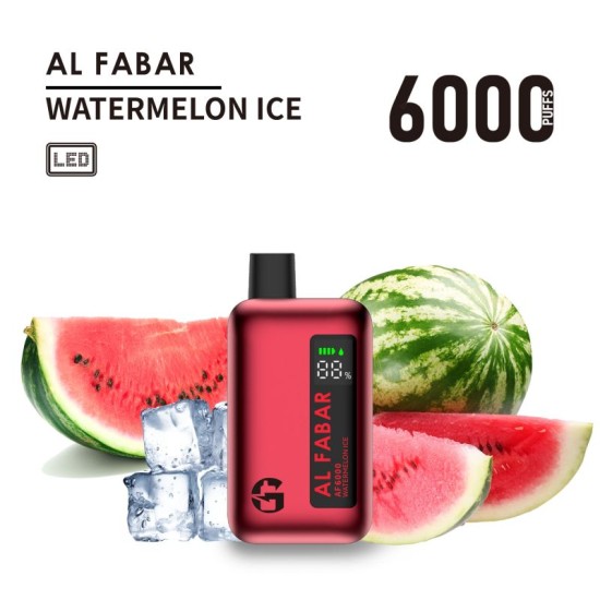 Original AL Fabar AF6000 rechargeable disposable 6000 Puffs 500mah (free shipping)