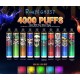 Original RANDM Ghost Rechargeable Disposable Vape Pen Device RGB LED Light Glowing 4000 Puffs 1000mAh (free shipping)