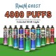 Original RANDM Ghost Rechargeable Disposable Vape Pen Device RGB LED Light Glowing 4000 Puffs 1000mAh (free shipping)