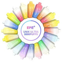 Original EPE Unik ULTRA Rechargeable Disposable Vape Device Pen Stick 5500 PUFFS 550 mAh (free shipping)