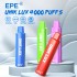 Original EPE Lux Rechargeable Disposable Vape Device Pen Stick 4000 PUFFS 500 mAh (free shipping)