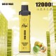 Original Higo Gold Max Rechargeable Disposable Vape Pen Device 650mAh 12000puffs (Free Shipping)