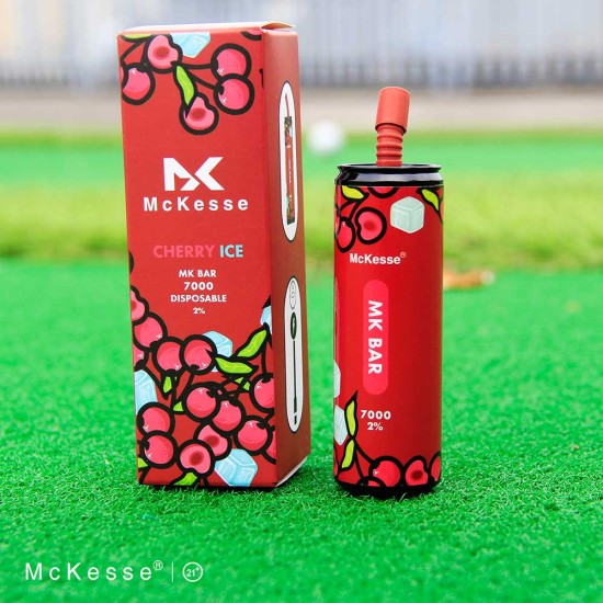 Original McKesse MK Bar 7000 Rechargeable Disposable Vape Pen Device 7000 puffs 650mAh (Free Shipping)