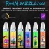 Original RANDM Dazzle Rechargeable Refillable Disposable Vape Pen Device 5000 Puffs 1000mAh RGB Light Glowing With A Bottle of Nicotine Salt E-liquid 60mg 10ml(free shipping)