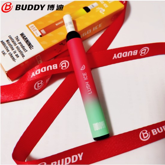 Original Buddyvape B-SNIKE Disposable Vape Device Pen 450mAh 650puffs (free shipping)