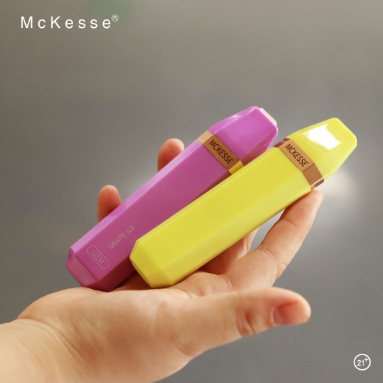 Original McKesse GEM 3000 Disposable Vape Pen Device 3000 puffs 850mAh (Free Shipping)