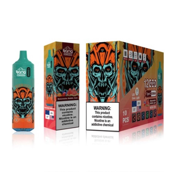 Original Bang Tornado 12000 Puffs Disposable Vape (Free Shipping Worldwide)