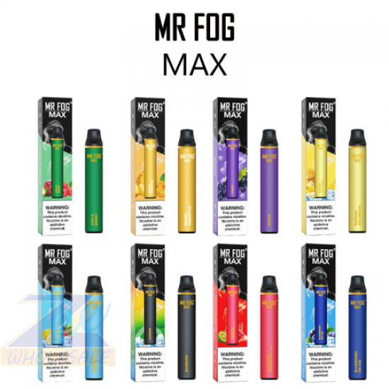 Original Mr Fog Max Disposable Vape Pod Device 600mAh (free shipping)