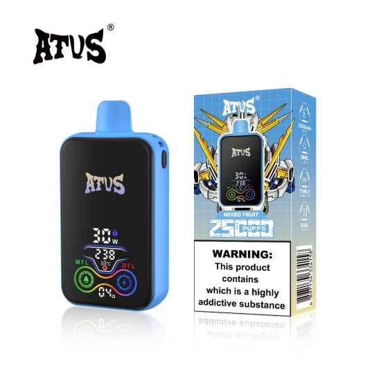 Original ATVS Rechargeable Disposable Vape 25000 Puffs  (Free Shipping Worldwide）