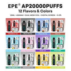 Original EPE AP20000 Rechargeable Disposable Vape Pod Kit 20000 PUFFS 650mAh (free shipping)