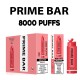 Original Prime Bar 8000 Rechargeable Disposable Vape Pen Device 850mAh 10000puffs (Free Shipping)