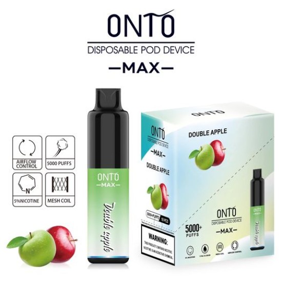 Original ONTOVAPE MAX Rechargeable Disposable Vape Pen Device 5000 Puffs 600mAh (free shipping)