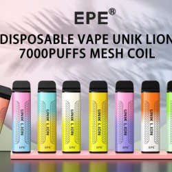 Original EPE Unik Lion Rechargeable Disposable Vape Device Pen Stick 7000 PUFFS 500 mAh (free shipping)